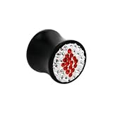 Black Dusk Double Gem Belly Ring MADE WITH SWAROVSKI ELEMENTS