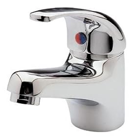 Bathroom Single Lever Basin Mono Mixer in Chrome including Clicker Waste