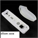 Silicon Skin Cover Sleeve Case for Wii Remote Controller and Nunchuk White