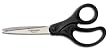 Fiskars Recycled Scissors, 8 Inches, Straight, Pointed, Black (01-004253)