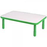 16" Tall Rectangle Baseline Table (Shamrock Green) (16"H x 48"W x 30"D)