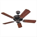 Monte Carlo 5HS42RB Homeowner's Select II 42-Inch 5-Blade Ceiling Fan with American Walnut Blades, Roman Bronze