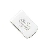 Sterling Silver Dollar Sign Money Clip