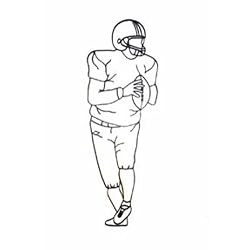 Football Quarter Back Iron Sports Shadow Decorative Wall Art