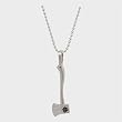 Silver Star CHROME LIZZIE BORDEN Pendant Necklace