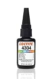 Loctite 4304 Flashcure Light Cure Instant Medical Device Cyanoacrylate Adh, 1oz Bot *SHIP GROUND ONLY* ORM-D, ISO 10993 (Pack of 1)