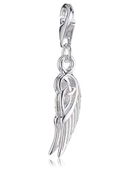VINANI brand Germany 925 Sterling Silver Charm Pendant 2 Angel Wings shiny moveable HFFK