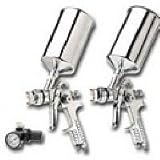 3 Piece HVLP Spray Gun Kit, 1.4 mm & 1.7 mm Needle Nozzle Set (TIT19100) Category: Paint Guns
