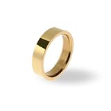 Eve's Addiction 18K Gold Plated 5mm Stainless Steel Band