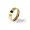 Eve's Addiction 18K Gold Plated 5mm Stainless Steel Band, 5