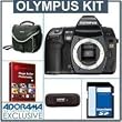 Olympus E-5 12.3 Megapixel Digital SLR Camera Body Kit, with 8GB SD Memory Card, Camera System Bag, USB 2.0 SD Card Reader - FREE: Red Giant Magic Bullet PhotoLooks V1.5 Software, for Mac & Windows a $199.00 Retail Value
