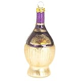 Chianti Bottle Christmas Ornament Glass