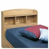 Infinity Bookcase Headboard in Florence Maple By South Shore