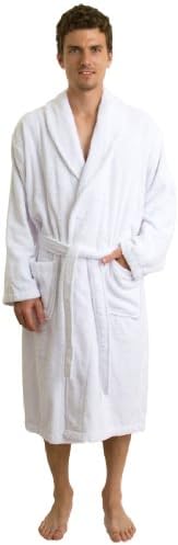 TowelSelections Men's Turkish Cotton Bathrobe Terry Shawl Robe Made in Turkey