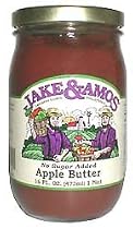Apple Butter NO Added Sugar 3 jars: Jake and Amos