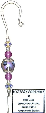 Handmade Jeweled Ornament Hanger Hook- MYSTERY PORTHOLE