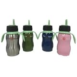 Eco Vessel Insulated Kids Stainless Steel Sippy Bottle / Cup with handle (8 Ounces)