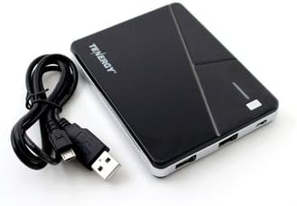 Tenergy 6600mAh (6.6AH) External Charger &amp; Power Bank w/ Micro USB Cable (for Mobile Devices)