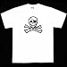 White Jolly Roger Eye Patch Men's T-Shirt