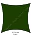 12  Square Green Color Premium Quality Heavy Duty Sun Shade Sail Made in USA