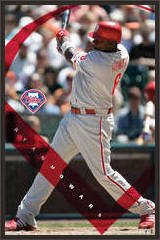 Phillies Howard Framed Poster
