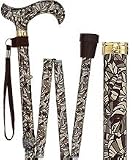Bahama Leaf Designer Derby Folding Adjustable