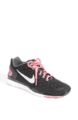 Nike Women's Free TR Fit 2 - 487789-002 (11, Black/Pink Flash-Dark Grey-Pure Platinum)