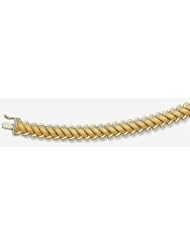 8mm 14k Stampato Bracelet 7"