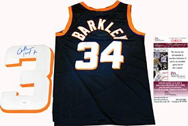 Charles Barkley Autographed / Signed Phoenix Suns Jersey (James Spence)