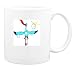 Mug with flight, bird, animal, stork