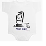Macs Rule! Baby Ultrasoft Onesie