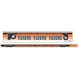 Philadelphia Flyers NHL Hockey 6 Pack Pencil Set
