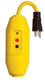 Best Price Tower Manufacturing 30338023 15 amp Yellow Color Load Side User Attachable In-Line GFCI With Auto Reset