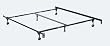 Atlas Lock Keyhole Queen/Cal King/East King Adjustable Bed Frame with 6 Legs and 2" Wide Rollers By Hollywood Bed Frame