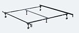 Atlas Lock Keyhole Queen/Cal King/East King Adjustable Bed Frame with 6 Legs and 2" Wide Rollers By Hollywood Bed Frame