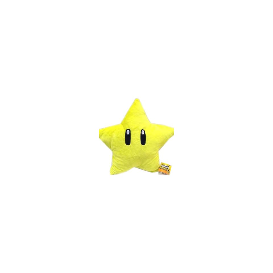 Super Mario Brothers Star Starman 15 Plush Pillow Cushion On Popscreen