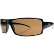 Electric EC DC Sunglasses - Electric Men's Polarized Fashion Eyewear w/ Free B&F Heart Sticker Bundle - Gloss Black/Bronze Poly