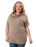 Motherhood Maternity: Plus Size Short Sleeve Cowl Neck Dolman Sleeve Maternity Sweater