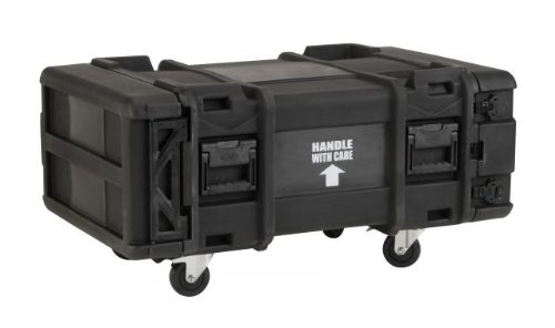 Roto-molded Industrial Shock Rack with Threaded Steel Rails and Aluminum Interio On Sale