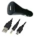 Laptop Car Charger Ex-Pro 2 in 1 USB Charger USB & Data Transfer Cable (PSP) with In-Car USB Car Charger