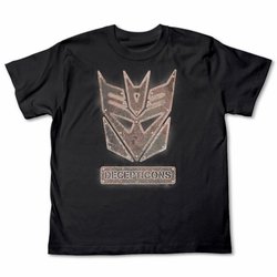  Cospa Transformers Animated Decepticons Men T-Shirt Black