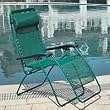 Faulkner Mesh Folding Chaise Lounge Chair - Green