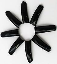 Black tip 50 pcs/bag, (size 1)