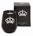 Primal Elements - Crown Ebony Glass Icon Candle (Apricot, Lily, and Musk Scent)