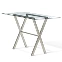 Furniture online: Amisco Andre Barheight Glass Top Table