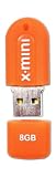 Patriot X-Porter Mini 8 GB USB 2.0 Flash Drive PSF8GMUSB