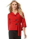 MICHAEL Michael Kors Plus Size Ponte Belted Jacket