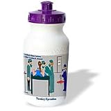 Londons Times Funny Medicine Cartoons - Turnkey Operation - Water Bottles