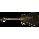 Oscar Schmidt 1/2 Size Lefty Acoustic Black Guitar