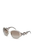 Roberto Cavalli Womens Sunglasses, Silver Striped Black, One Size